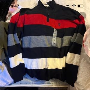 Never worn turtle neck zip sweater